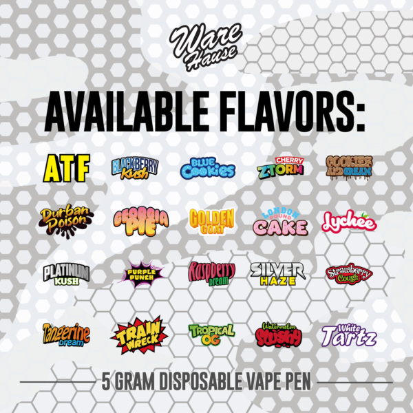 WARE-HAUSE-5G-Disposable-Flavors